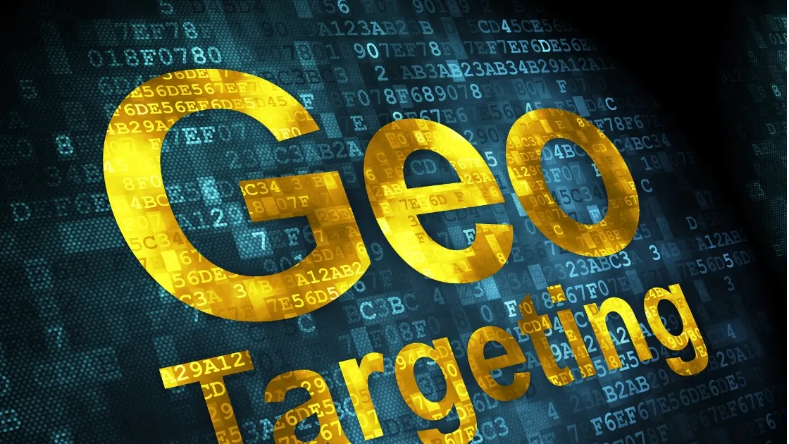 GEO Targeting — dijital veri ekranında Generative Engine Optimization kavramı ve yapay zeka arama optimizasyonu